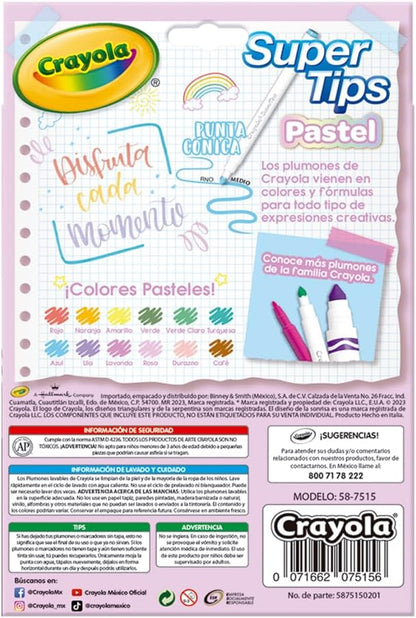 Rotuladores pastel - Súper lavables