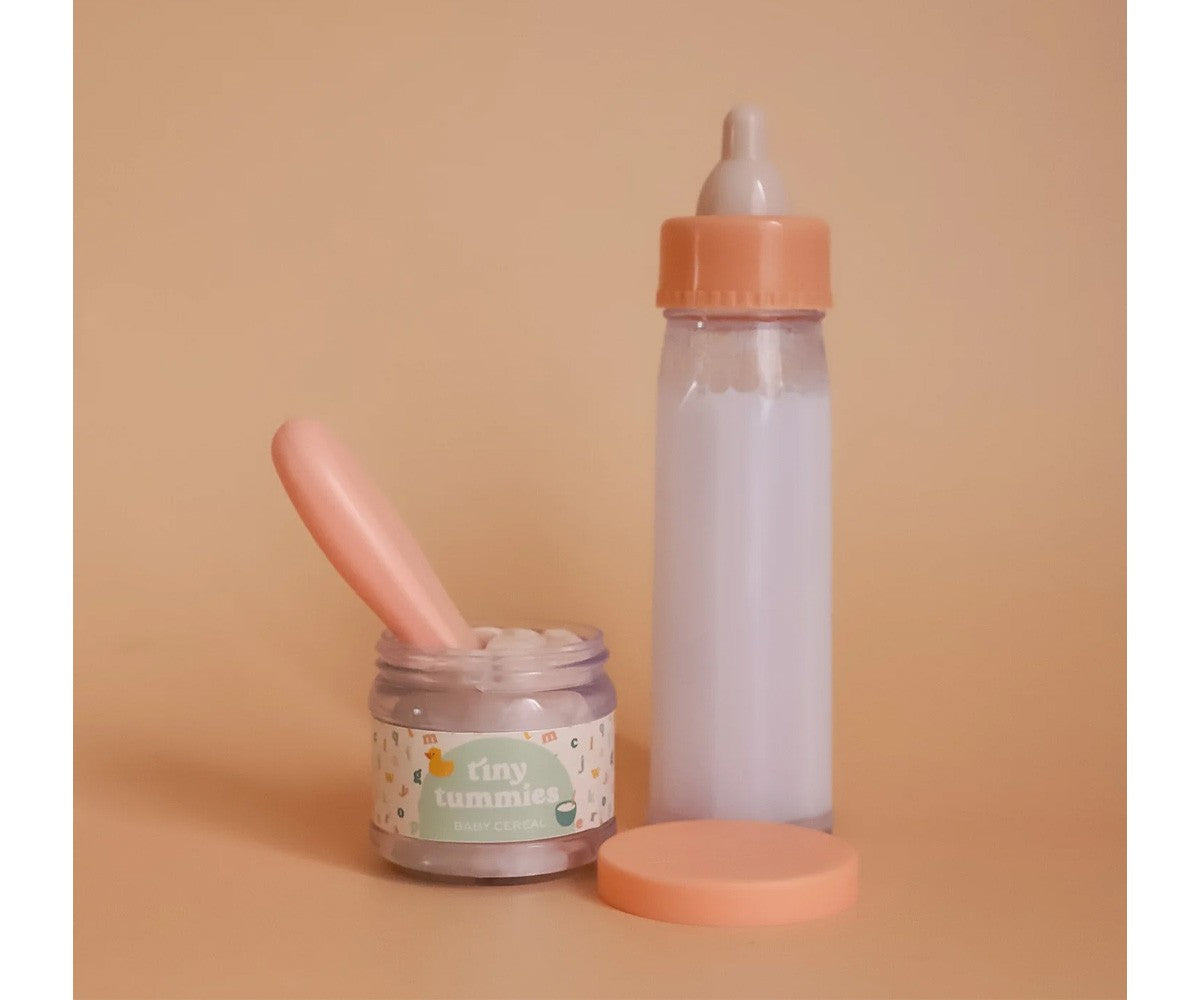 Accesorios para muñecas - Set de Cambiador + Comida