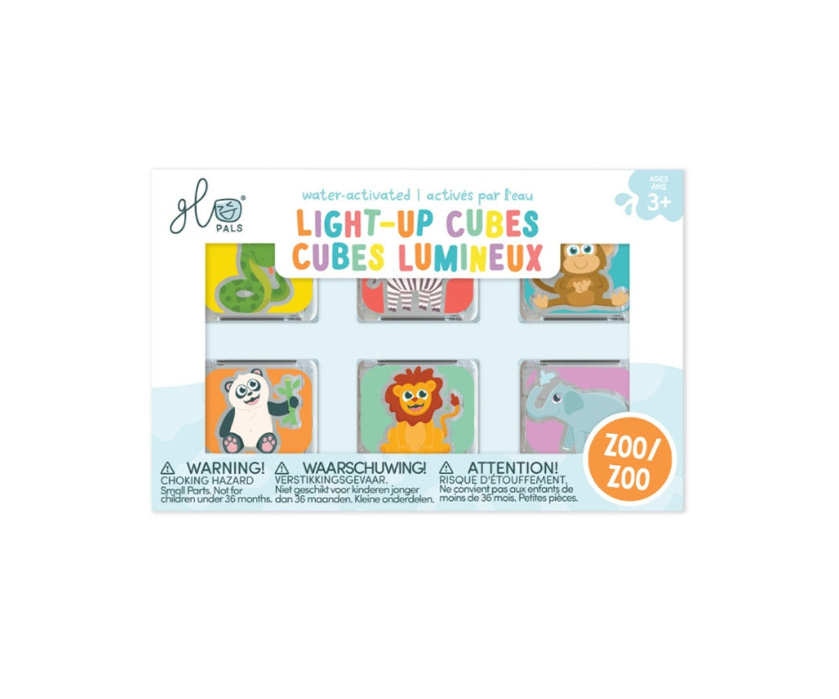Glo Pals – Luces Sensoriales para el Baño - Set de 4 cubos temáticos EDICIÓN LIMITADA