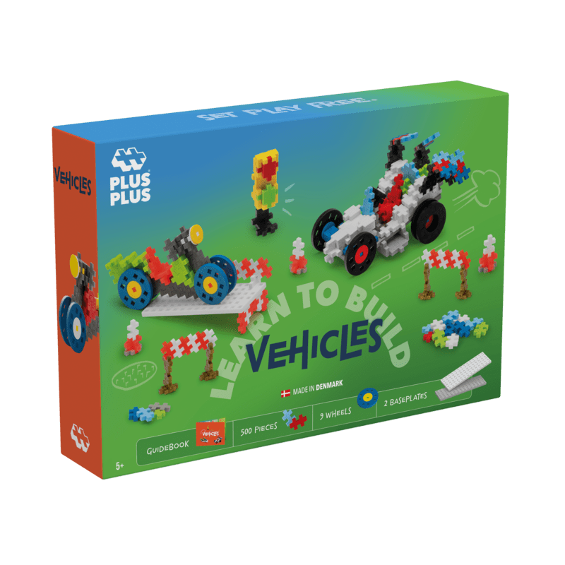 Plus Plus - Mini - Aprende a construir - Coches (500 piezas)