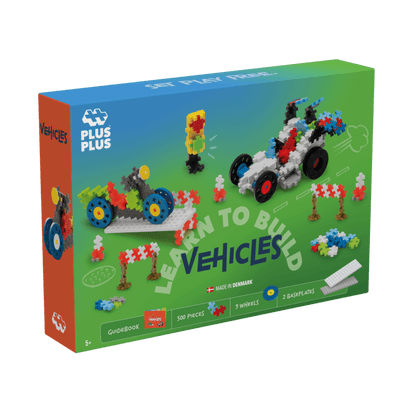 Plus Plus - Mini - Aprende a construir - Coches (500 piezas)