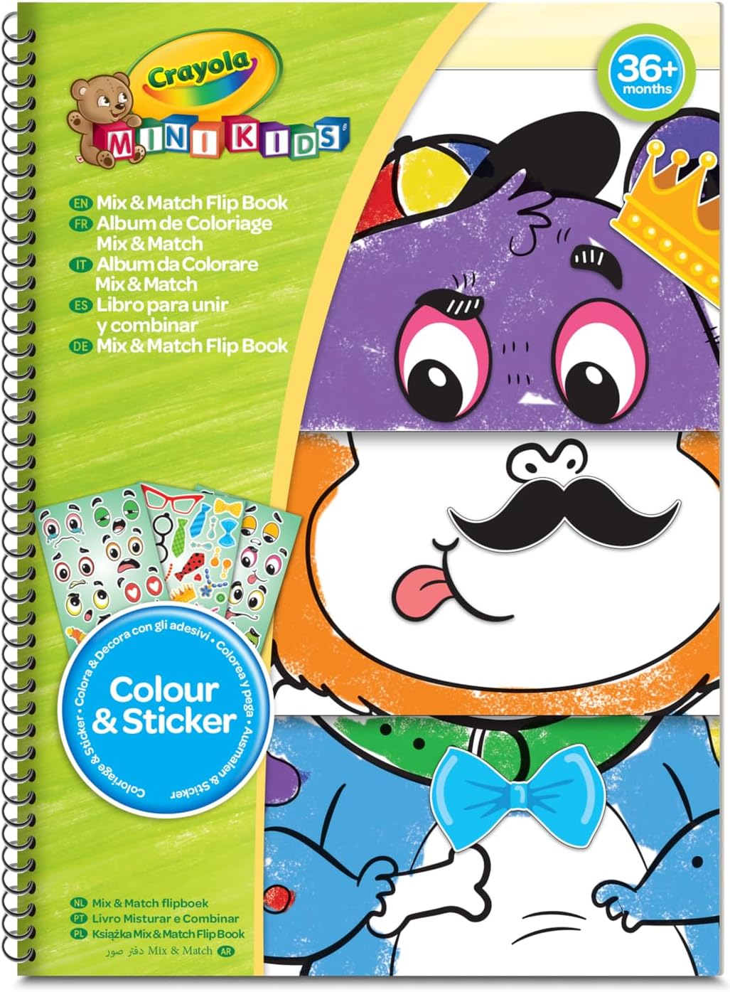 Cuaderno Colorea y pega