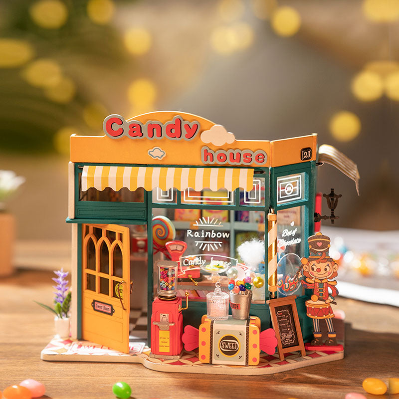 Crea - Escenario Miniatura - Casa de caramelo