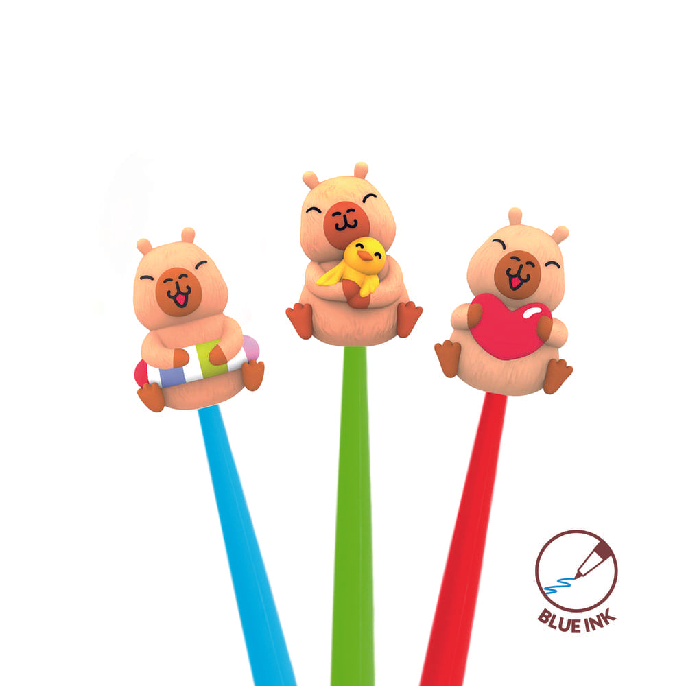 Bolígrafo con Capibara oscilante