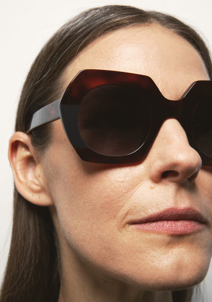 Gafas de Mujer - PIAF - Havana Marrón oscuro + Negro