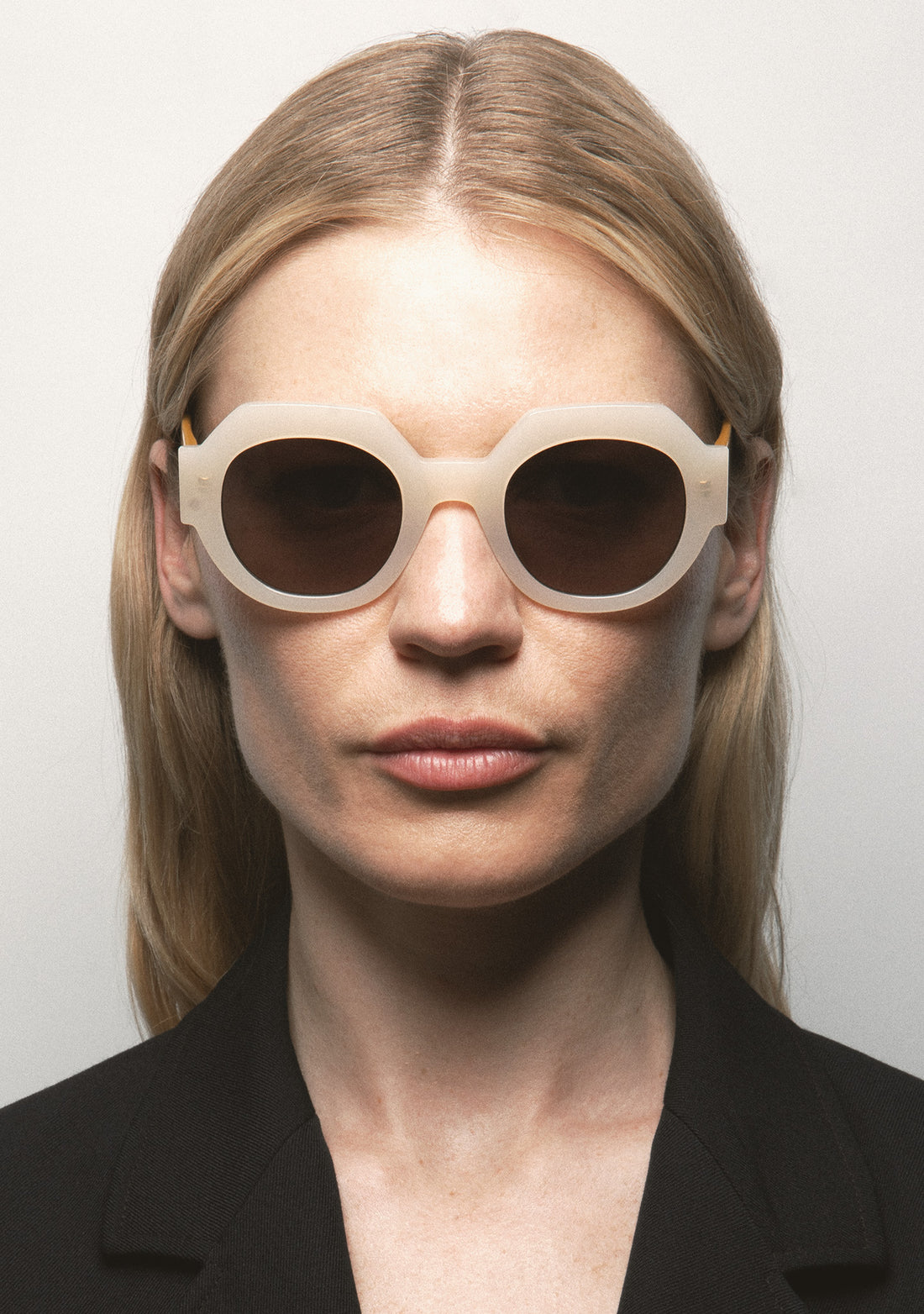 Gafas de Mujer - TATLOCK - Márfil traslúcido + Mostaza