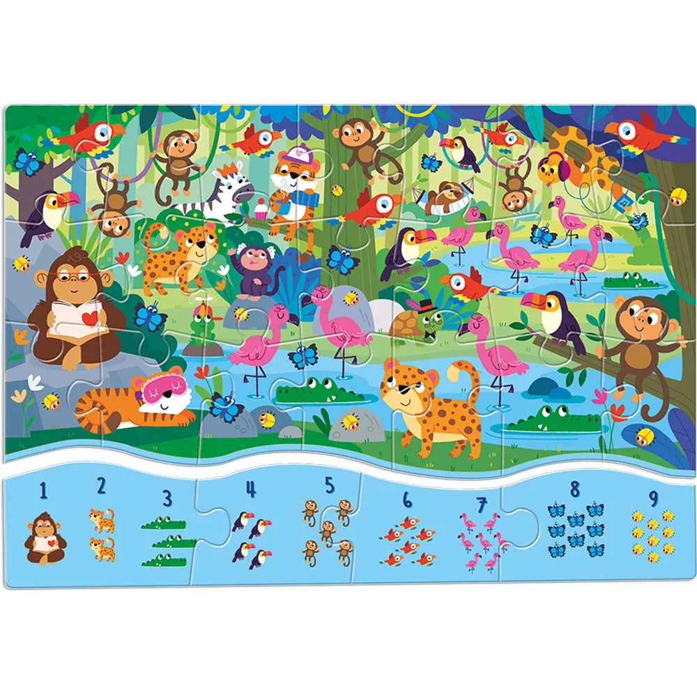 Puzzle - 25 pcs - La jungla (+3 años)