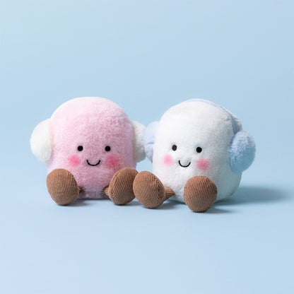Peluche - Pareja de Marshmallows con orejeras