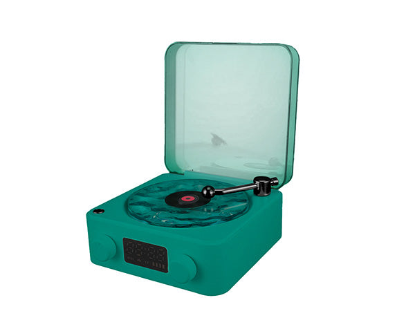 Altavoz sensorial con forma de tocadiscos