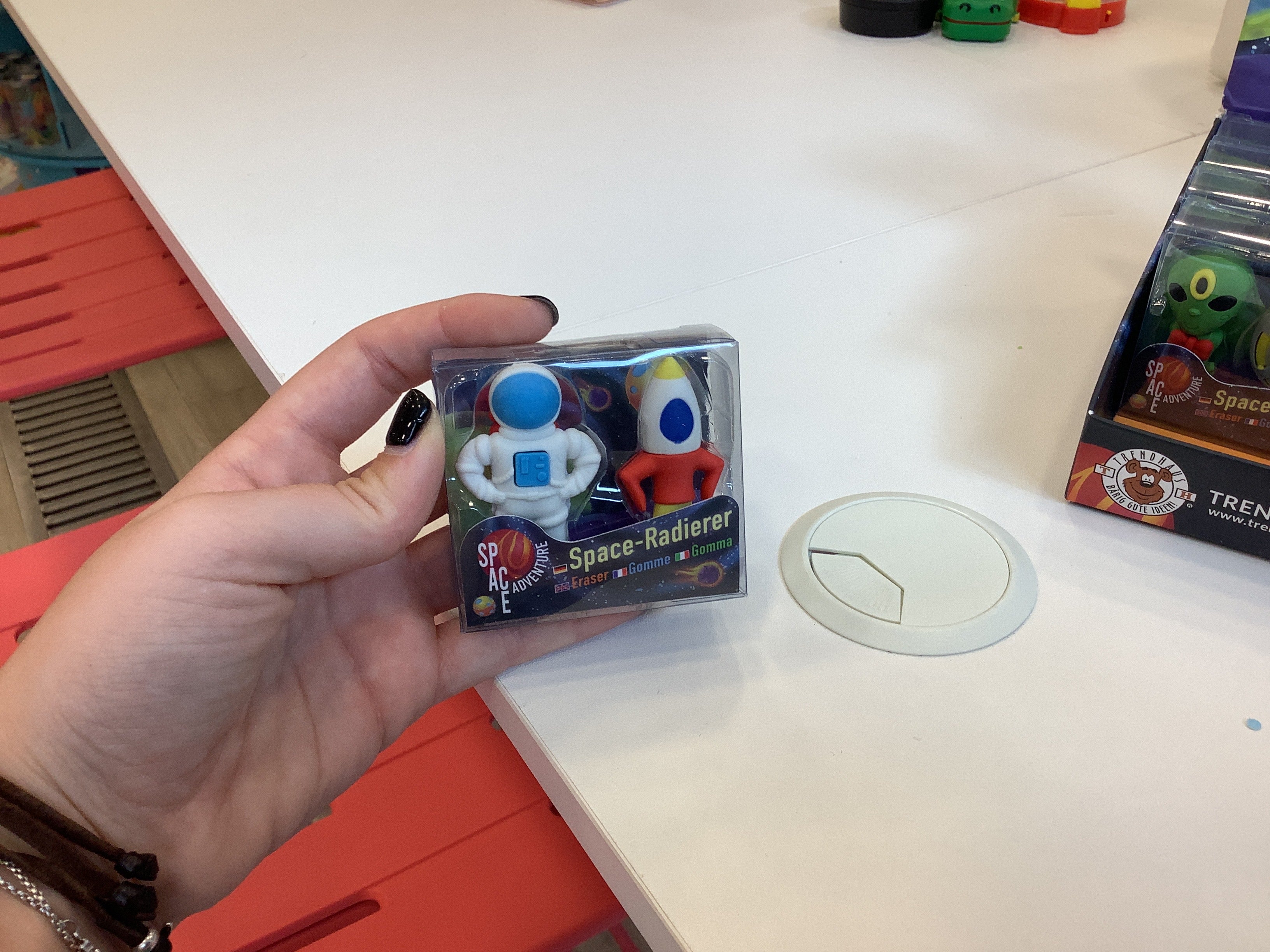 Gomas de borrar del espacio