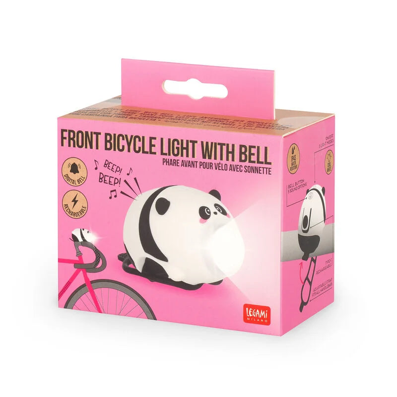Luz delantera de bicicleta + timbre (3 modelos)