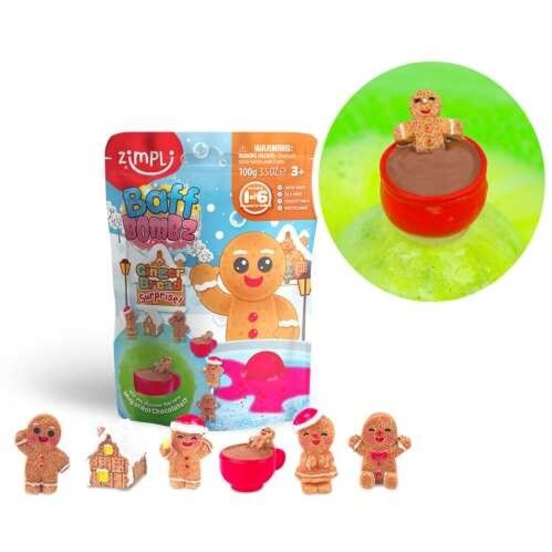 BOMBA DE BAÑO SORPRESA 1x100gr - Navidad (2 modelos)