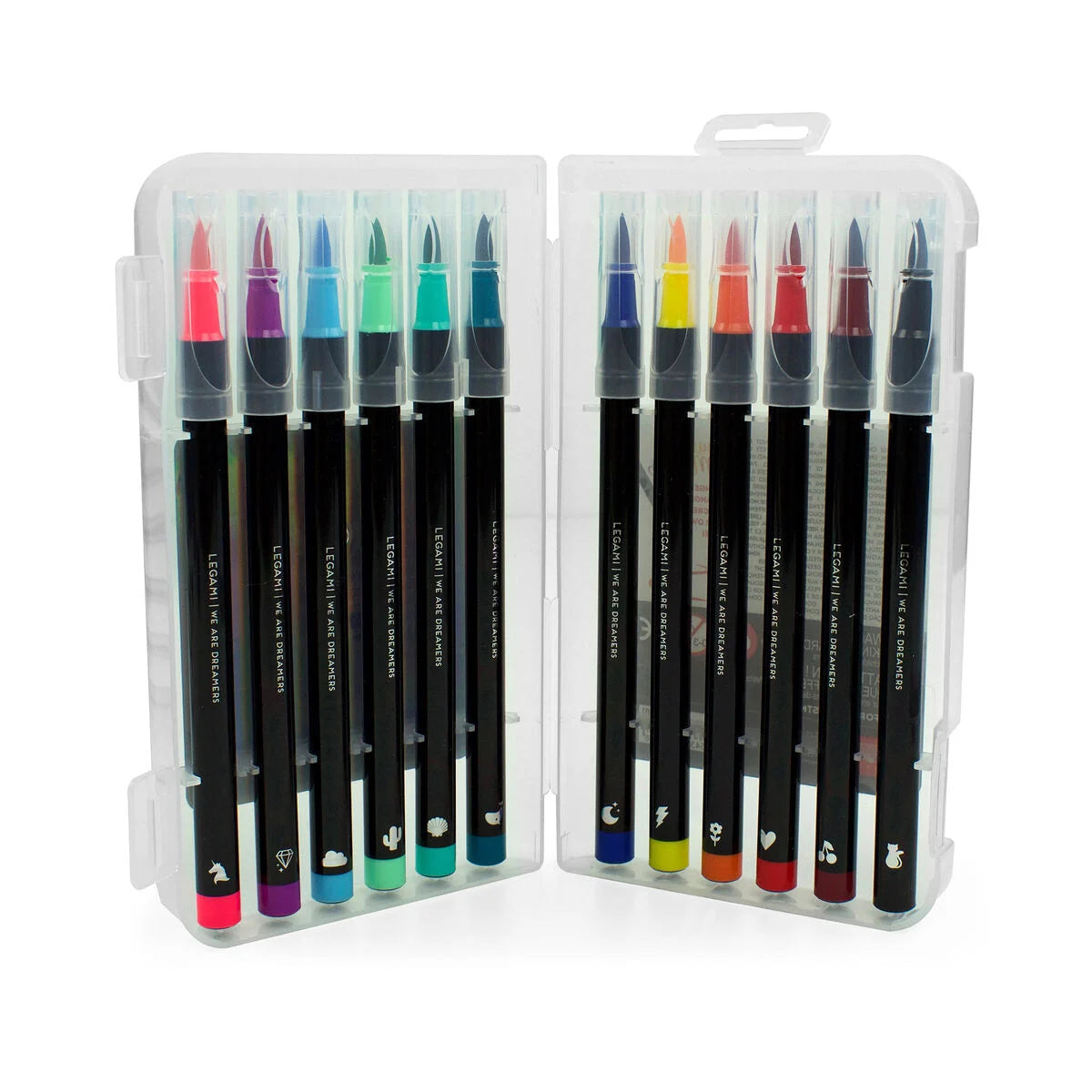Set de 12 rotuladores con punta de pincel