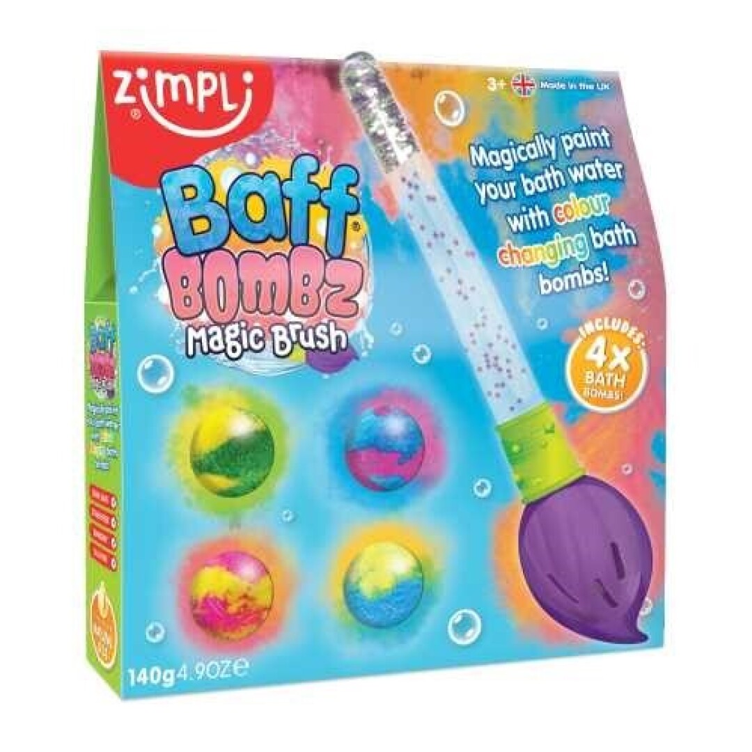 PINCEL MAGICO + 4 BOMBAS DE BAÑO