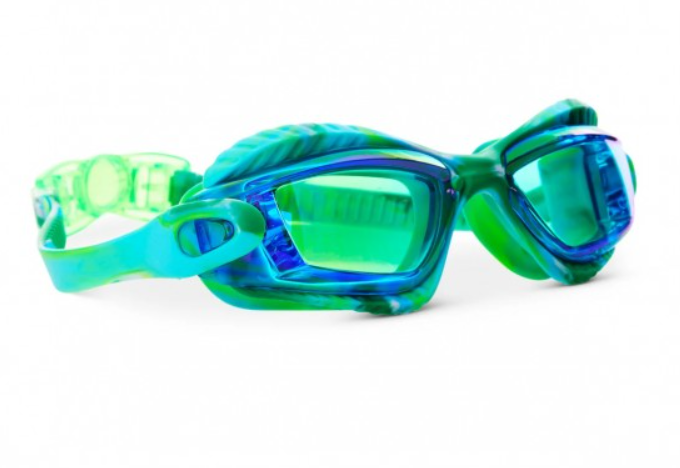 Gafas de natación - Escamas azul verdoso