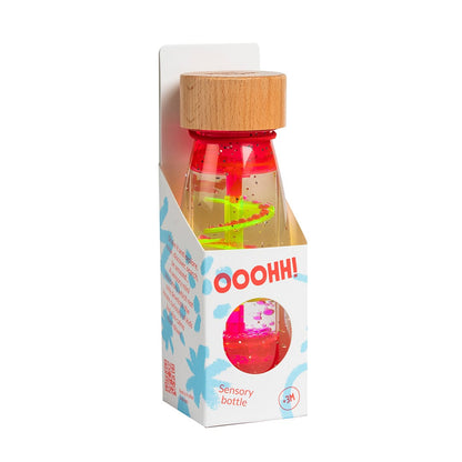 Botella sensorial - MOVE - Espiral Rosa