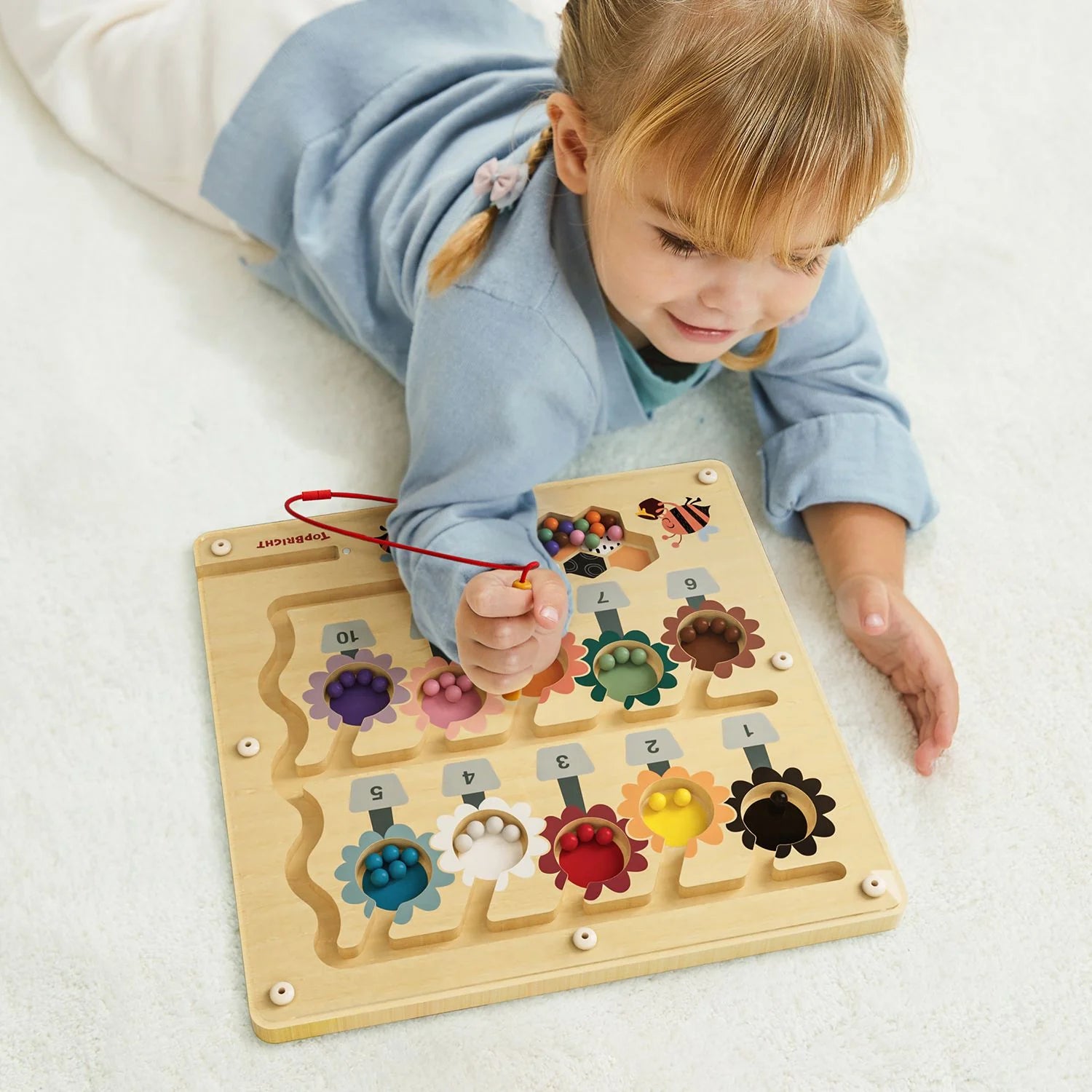 Laberinto Magnético - Flores y abejas