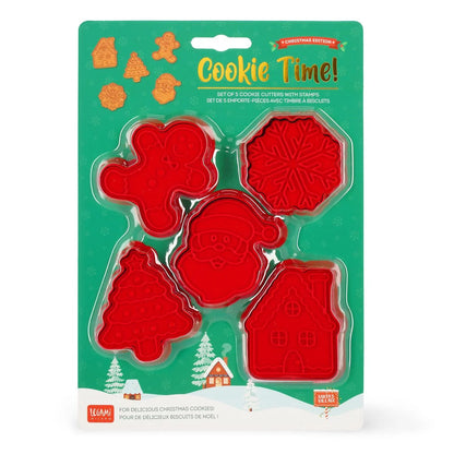 Set de 5 moldes para Galletas - Navidad