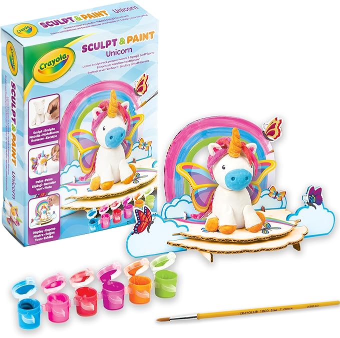 Set con arcilla - Crea y decora un unicornio