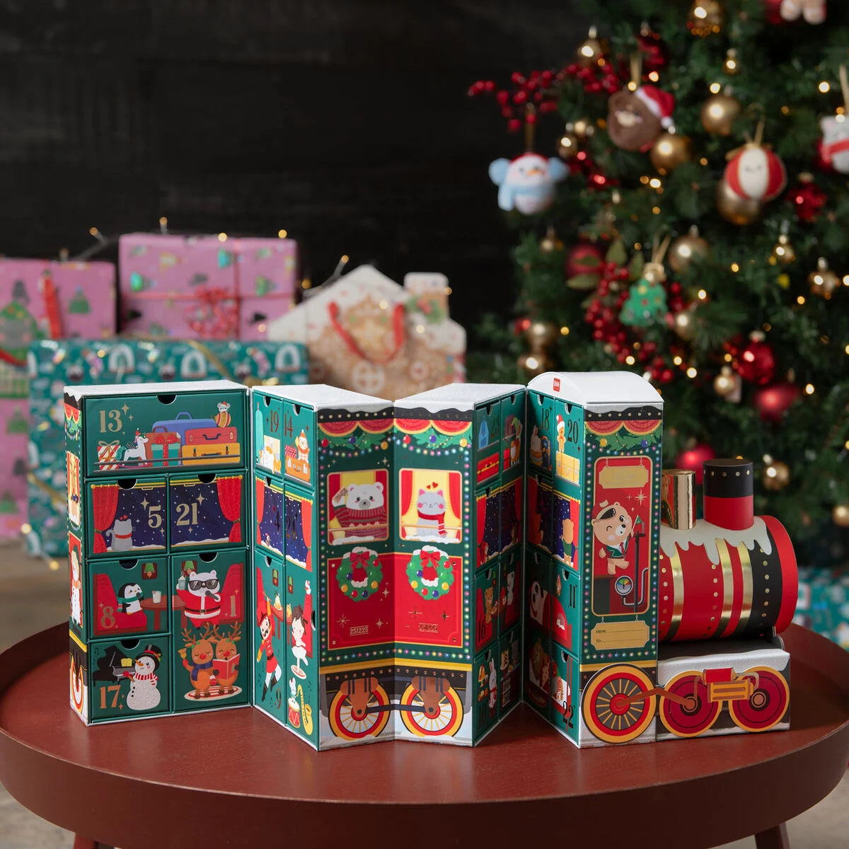 Calendario de Adviento - Tren de Navidad