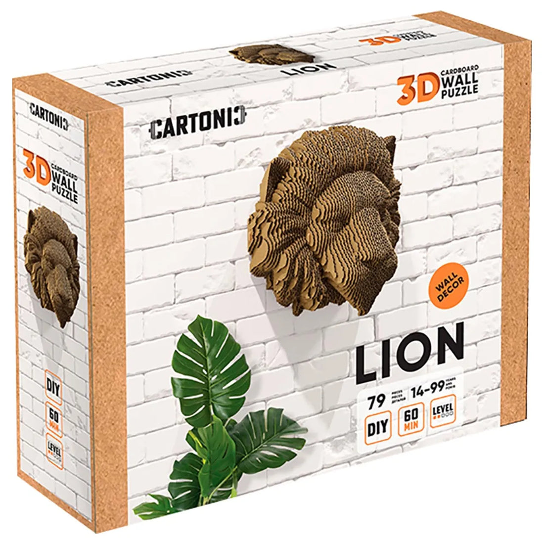 Puzzle 3D para Pared -León
