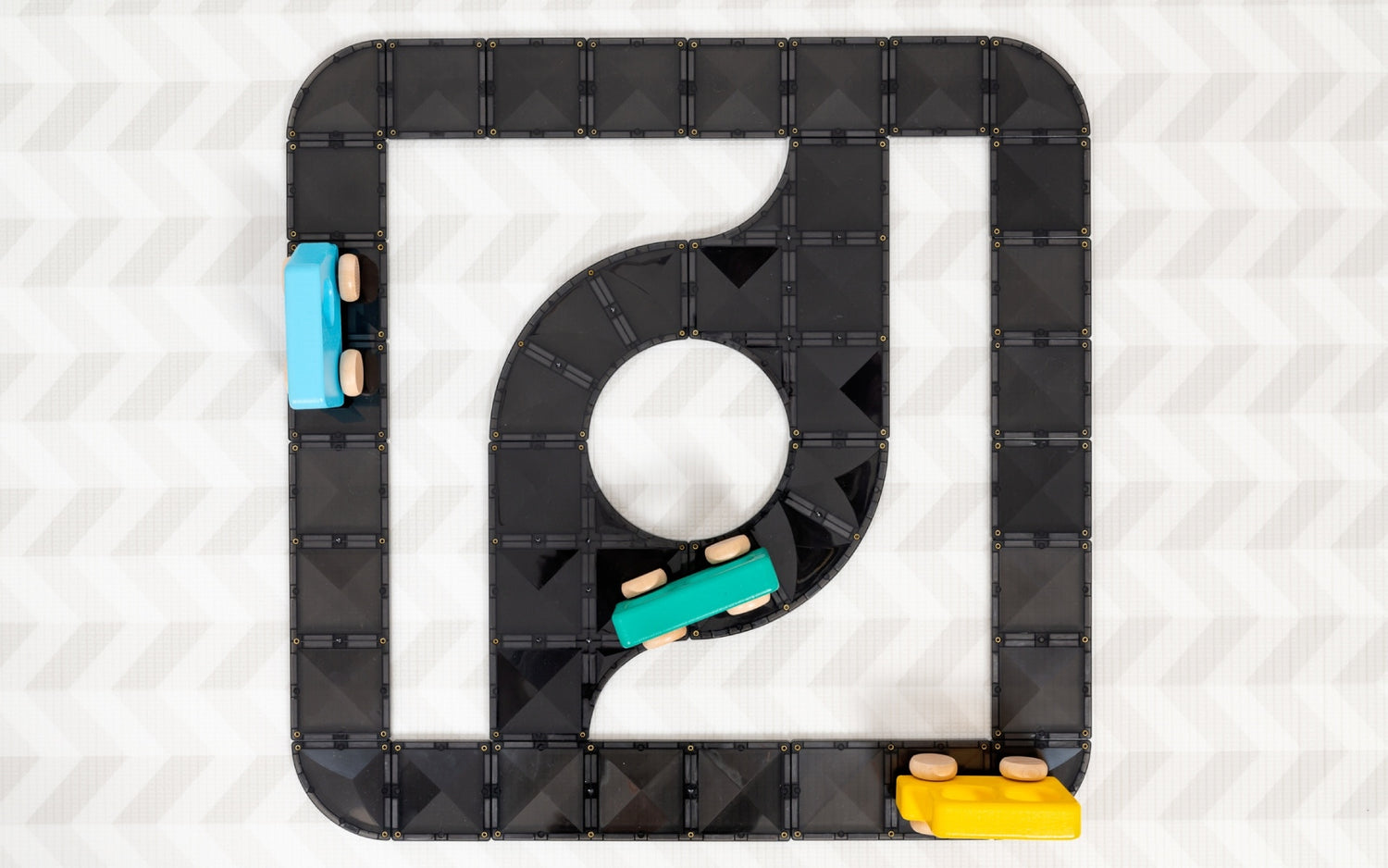 Connetix Bloques magnéticos - Pack carretera - 48 piezas (EXTENSIÓN)