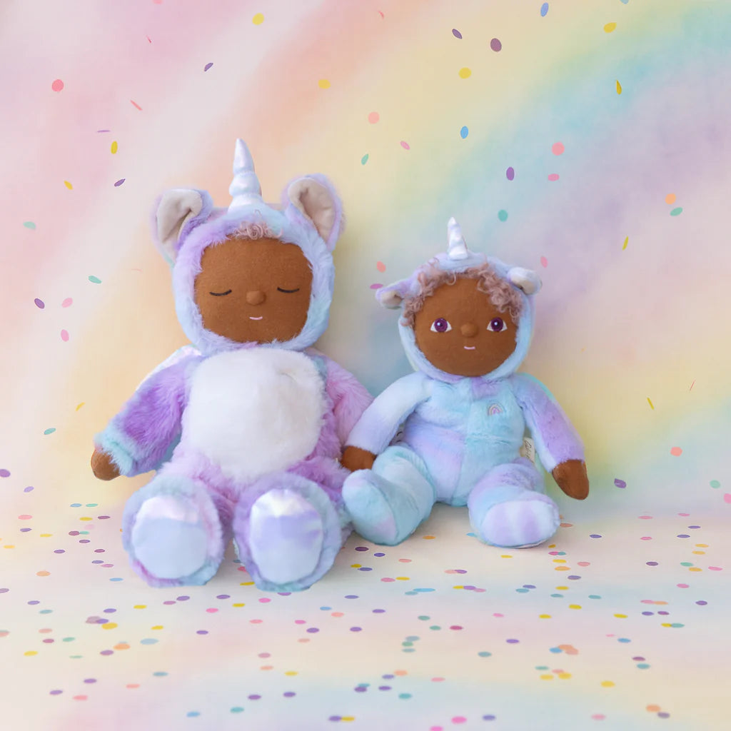 Peluche bebé dormilón - Dozy Dinkums -  EDICIÓN LIMITADA Unicorn Stardust Rainbow