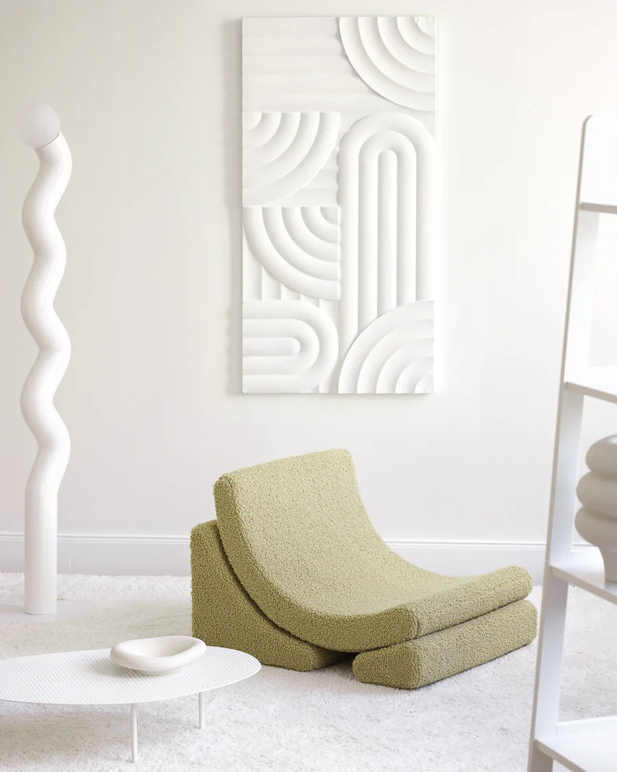 Moon chair - Teddy - Matcha
