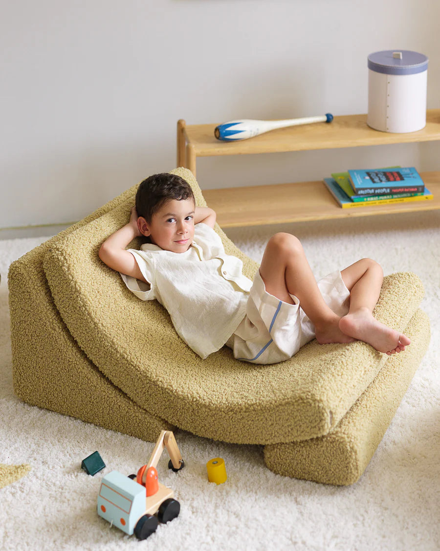 Moon chair - Teddy - Matcha