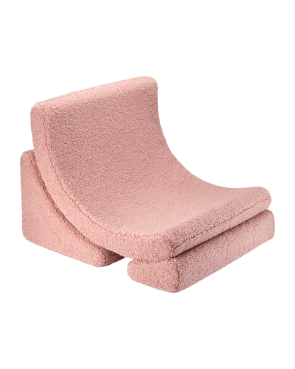 Moon chair - Teddy - Guava