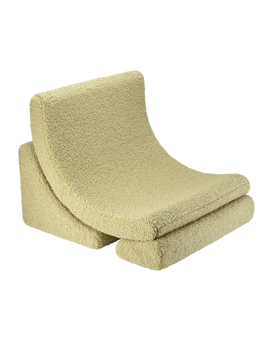 Moon chair - Teddy - Matcha