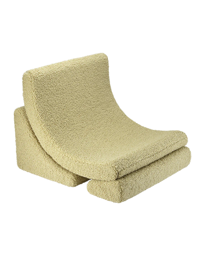 Moon chair - Teddy - Matcha