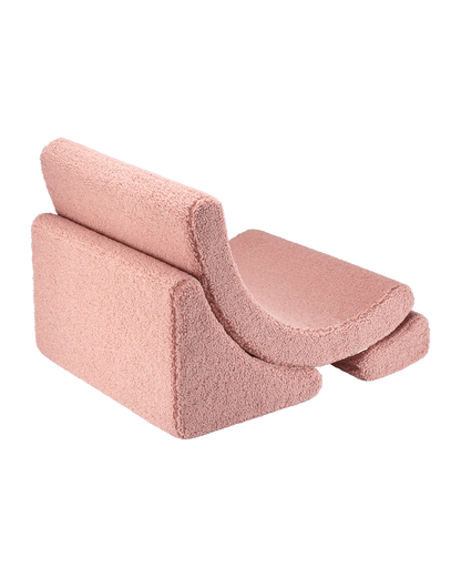 Moon chair - Teddy - Guava