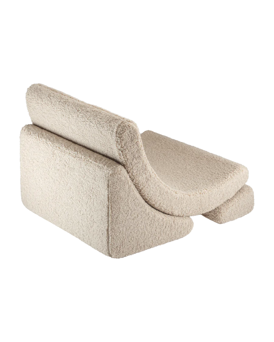Moon chair - Teddy - Biscuit