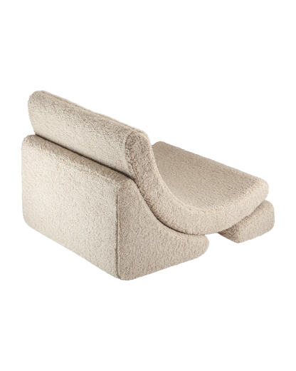 Moon chair - Teddy - Biscuit