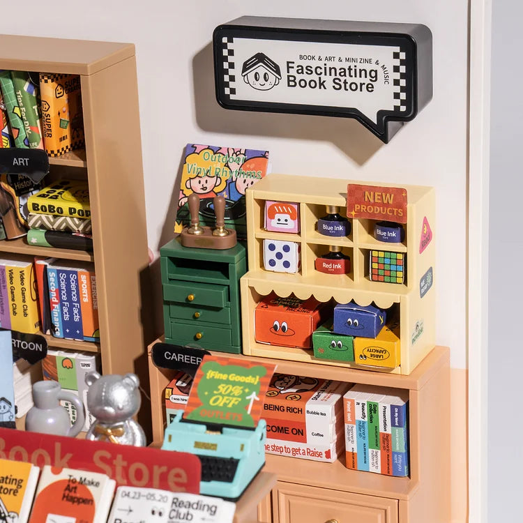 Crea - Escenario Miniatura - Librería