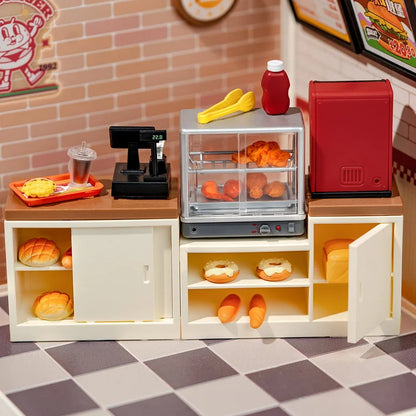 Crea - Escenario Miniatura - Hamburguesas Yum Yum