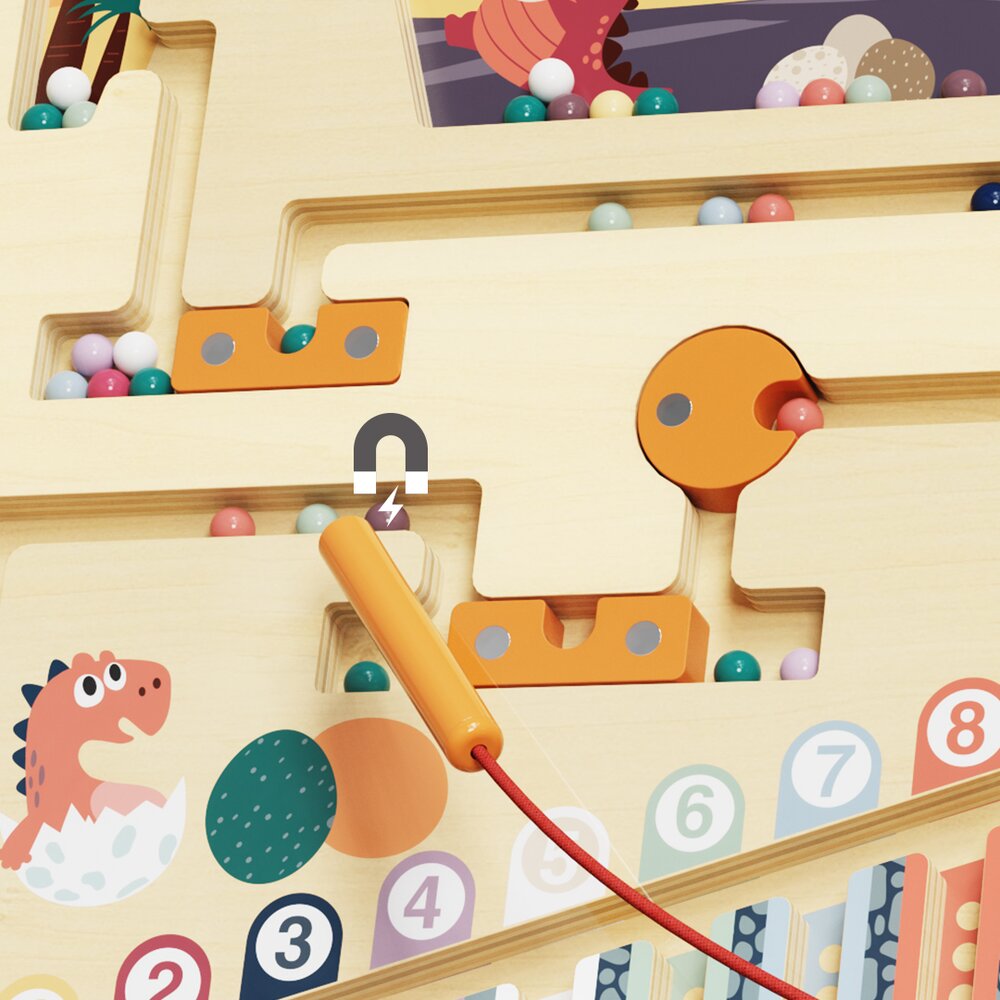 Laberinto Magnético - Dinosaurios