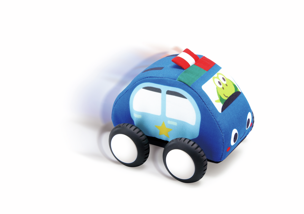 Set 4 coches de peluche