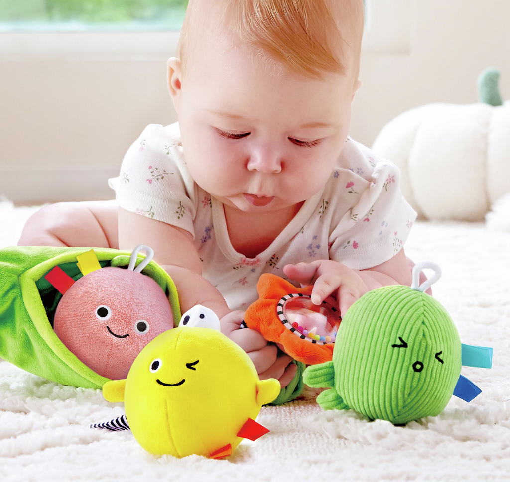 Guisantes de peluche sensoriales