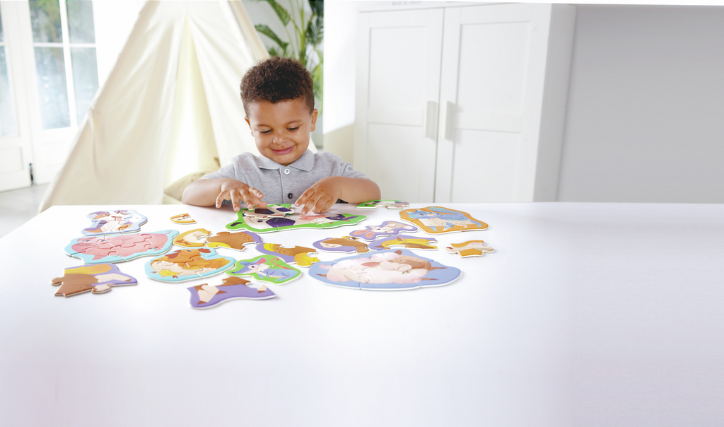 Set de 10 Puzzles - Animales de la Granja