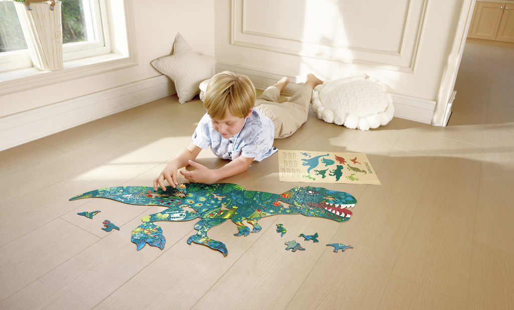Puzzle de suelo Brillante - Dinos