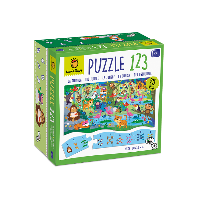 Puzzle - 25 pcs - La jungla (+3 años)