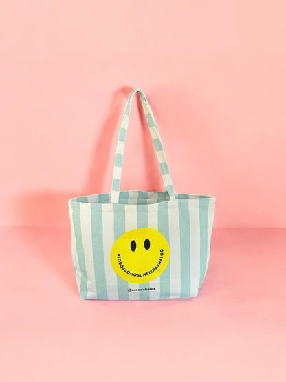 Tote rayas - Smile 