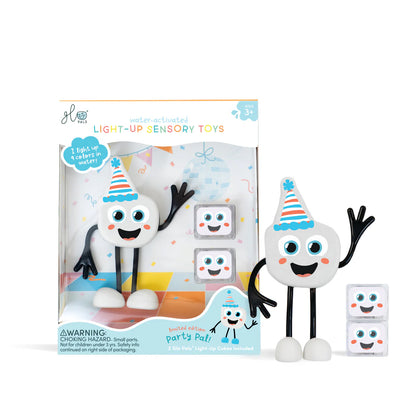 Glo Pals – Luces Sensoriales para el Baño - Set con personaje y 2 cubos