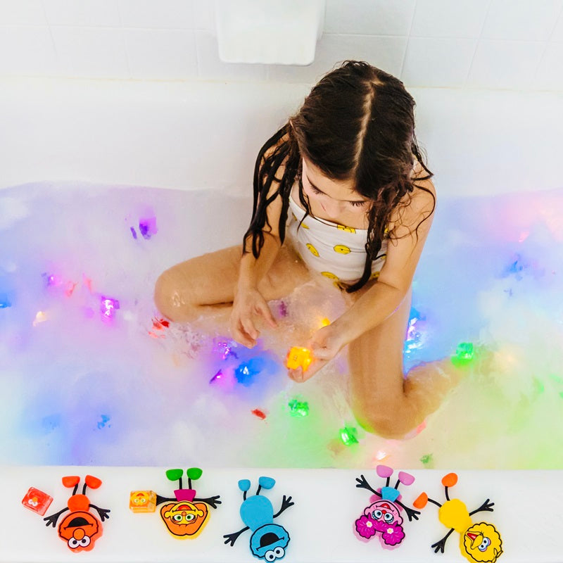 Glo Pals – Luces Sensoriales para Baño - EDICIÓN ESPECIAL BARRIO SÉSAMO