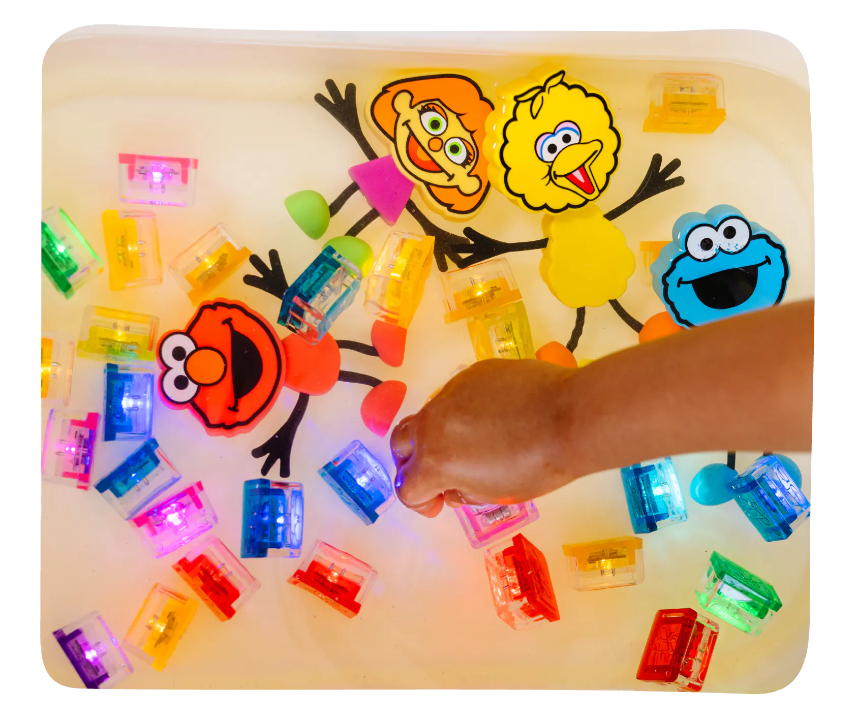 Glo Pals – Luces Sensoriales para Baño - EDICIÓN ESPECIAL BARRIO SÉSAMO