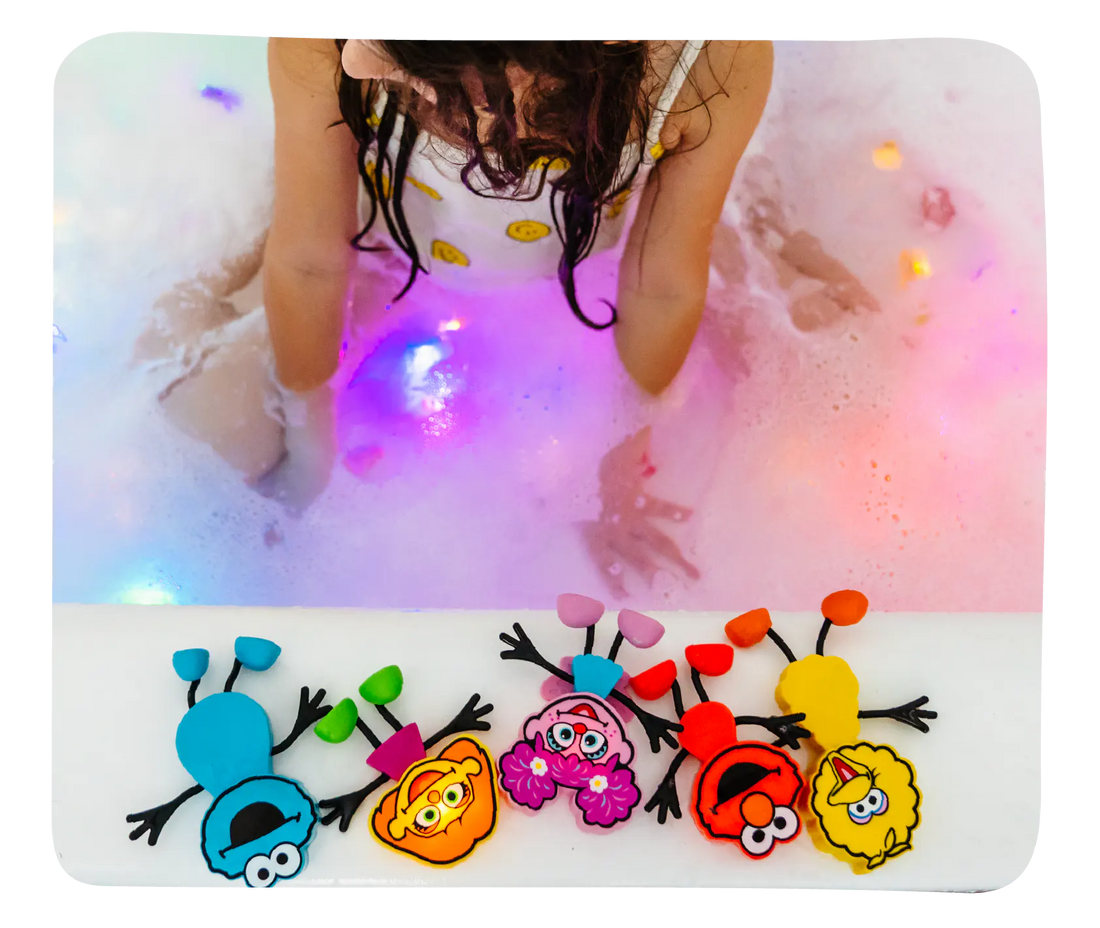 Glo Pals – Luces Sensoriales para Baño - EDICIÓN ESPECIAL BARRIO SÉSAMO
