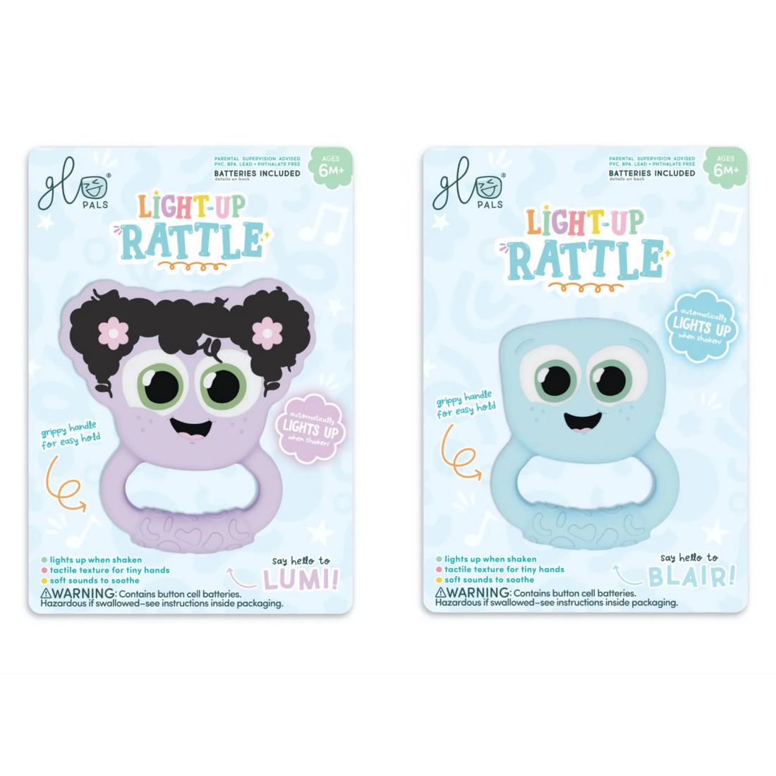 Glo Pals - Sonajero luminoso