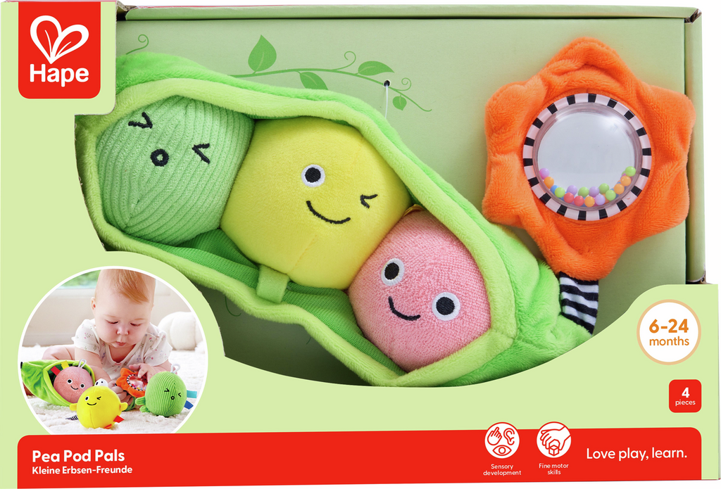 Guisantes de peluche sensoriales